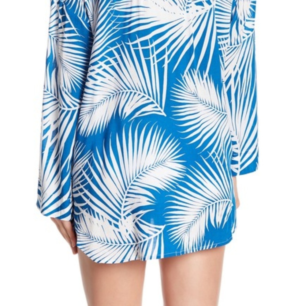 Mikoh Nwt Leahi Makai Palm Button Down Cover - image 4